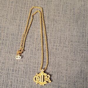 Dior Gold Pendant Necklace